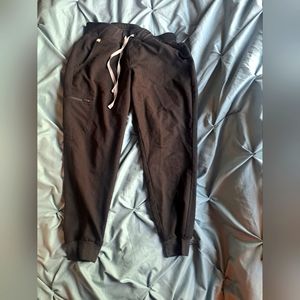 Women's Black Jogger Scrubs Size Medium